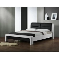 Bed CASSANDRA 160, BLACK AND WHITE